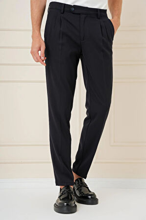 P 1164 Slim Fit Siyah Klasik Pantolon
