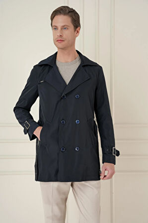 TRENÇKOT 04 Lacivert Pardösü