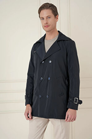 TRENÇKOT 04 Lacivert Pardösü