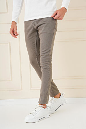 DENİM PNT 124 Haki Jean Pantolon