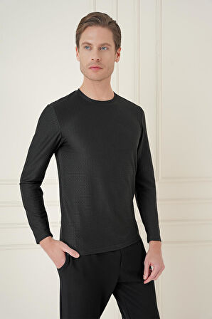 TS 891 Slim Fit Siyah Spor T-Shirt