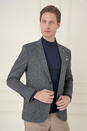 C 692 Slim Fit Siyah Spor Ceket