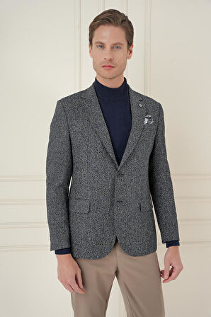 C 692 Slim Fit Siyah Spor Ceket