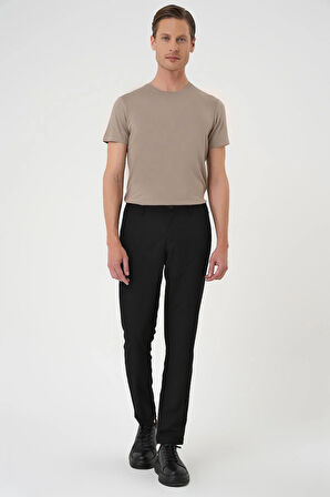 P 1165 Slim Fit Siyah Klasik Pantolon