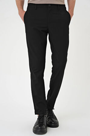 P 1165 Slim Fit Siyah Klasik Pantolon