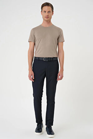 P 1165 Slim Fit Lacivert Klasik Pantolon