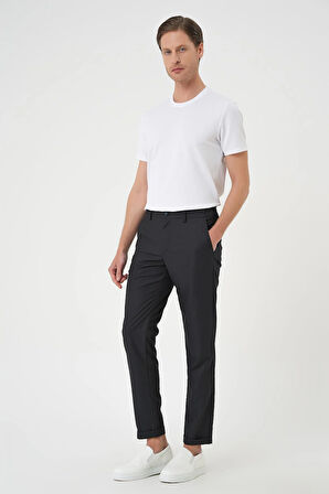 P 1165 Slim Fit Füme Klasik Pantolon
