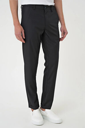 P 1165 Slim Fit Füme Klasik Pantolon