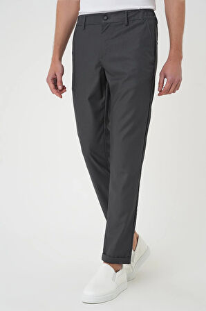 P 1165 Slim Fit Antrasit Klasik Pantolon