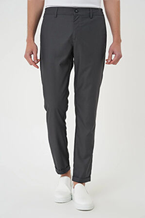 P 1165 Slim Fit Antrasit Klasik Pantolon
