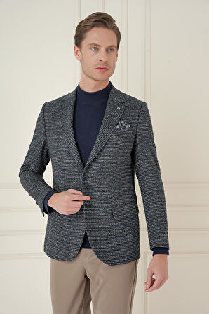 C 693 Slim Fit Siyah Spor Ceket