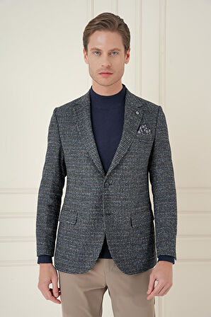 C 693 Slim Fit Siyah Spor Ceket