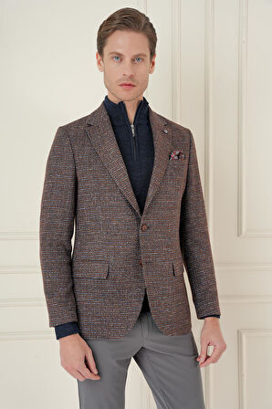 C 693 Slim Fit Kiremit Spor Ceket