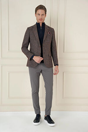 C 693 Slim Fit Kiremit Spor Ceket