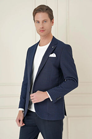 C 695 Slim Fit Lacivert Spor Ceket