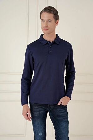 TS 893 Slim Fit Lacivert Spor T-Shirt