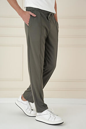 ATP 034 Slim Fit Haki Spor Pantolon
