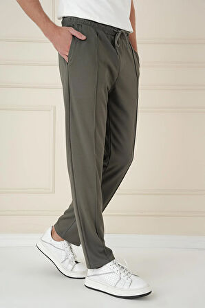 ATP 034 Slim Fit Haki Spor Pantolon
