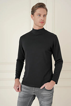 TS 894 Slim Fit Siyah Spor T-Shirt