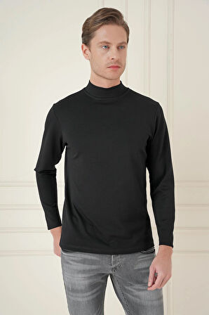 TS 894 Slim Fit Siyah Spor T-Shirt