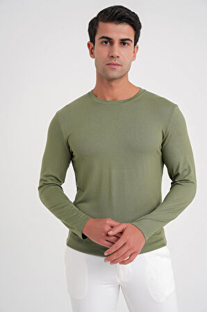 TS 870 T-SHIRT Slim A.HAKI CASUAL