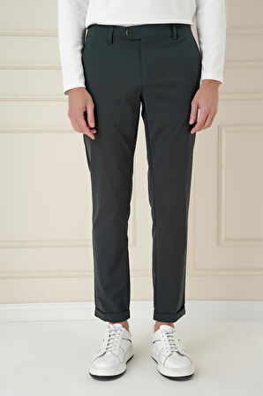 P 1150 Comfort Fit Beli Lastikli Yan Cep Nefti Jogger Pantolon