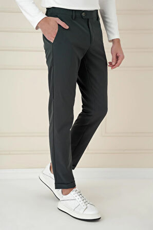 P 1150 Comfort Fit Beli Lastikli Yan Cep Nefti Jogger Pantolon