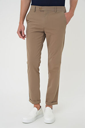 P 1150 Comfort Fit Beli Lastikli Yan Cep Vizon Jogger Pantolon