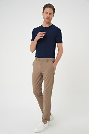 P 1150 Comfort Fit Beli Lastikli Yan Cep Vizon Jogger Pantolon