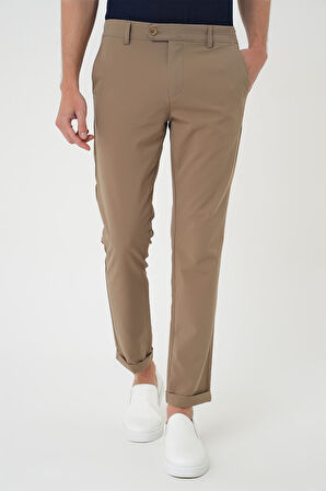 P 1150 Comfort Fit Beli Lastikli Yan Cep Vizon Jogger Pantolon