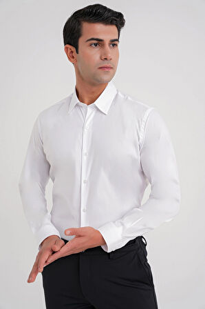 GK 747 GÖMLEK Slim BEYAZ KLASİK