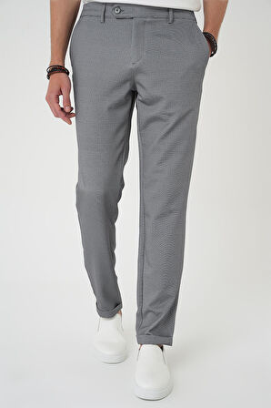 Comfort Fit Beli Lastikli Siyah Jogger Pantolon  P 1181