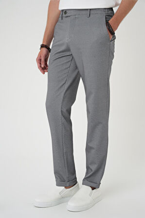 Comfort Fit Beli Lastikli Siyah Jogger Pantolon  P 1181