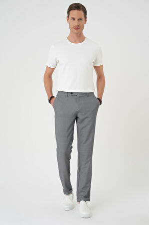 Comfort Fit Beli Lastikli Siyah Jogger Pantolon  P 1181