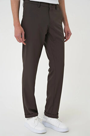 Comfort Fit Beli Lastikli Toprak Jogger Pantolon  P 1185