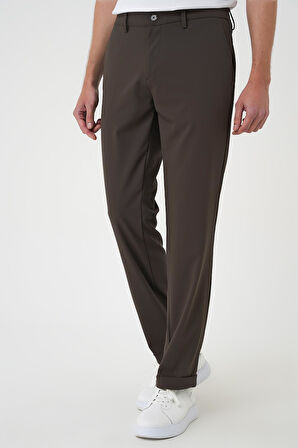 Comfort Fit Beli Lastikli Toprak Jogger Pantolon  P 1185