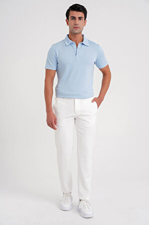 P 1195 PANTOLON Comfort BEYAZ KANVAS