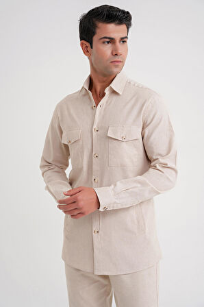 G 1597 GÖMLEK Comfort BEJ