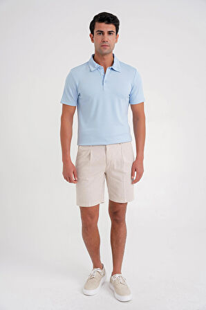 TS 886 T-SHIRT Comfort MAVİ CASUAL