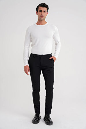 P 1173 PANTOLON Comfort SİYAH-1 CASUAL