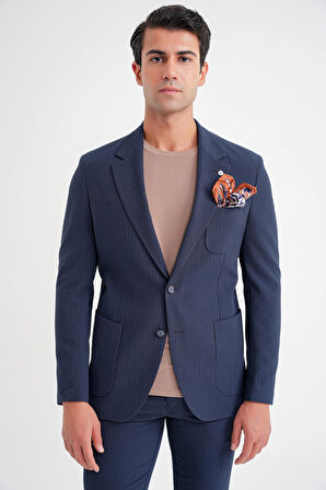 C 703 CEKET Regular Fit K.LACIVERT