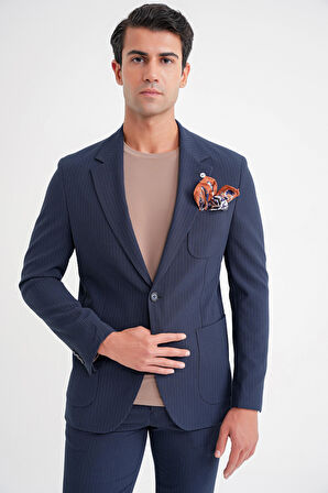 C 703 CEKET Regular Fit K.LACIVERT