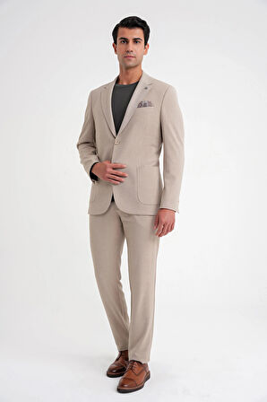 C 698 CEKET Regular Fit BEJ-1 CASUAL