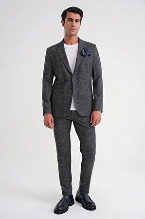 C 701 CEKET Regular Fit SİYAH-1