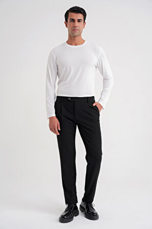 P 1174 PANTOLON Comfort SİYAH-1 CASUAL