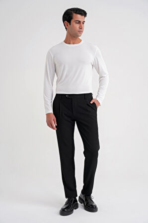 P 1174 PANTOLON Comfort SİYAH-1 CASUAL