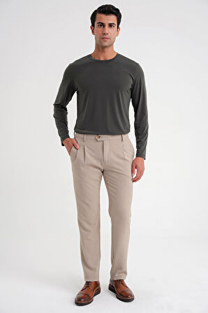 P 1174 PANTOLON Comfort BEJ-1 CASUAL