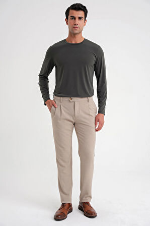 P 1174 PANTOLON Comfort BEJ-1 CASUAL