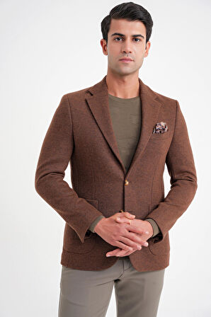 C 717 CEKET Regular Fit TÜTÜN