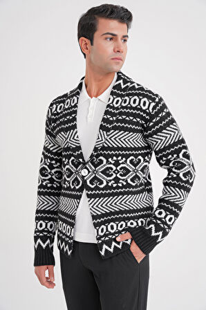 TRİKO CEKET 03 Comfort SİYAH